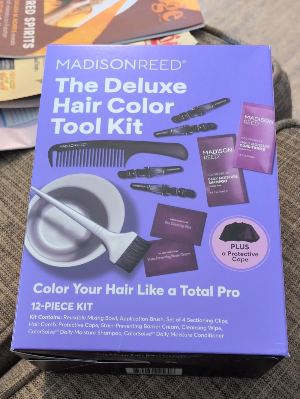 Madison Deluxe Hair Color Tool Kit - Lavender